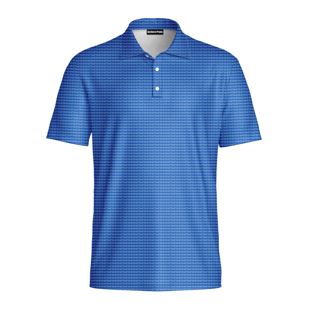 Faith In 47-Polo Shirt For Men-Gerbera Prints