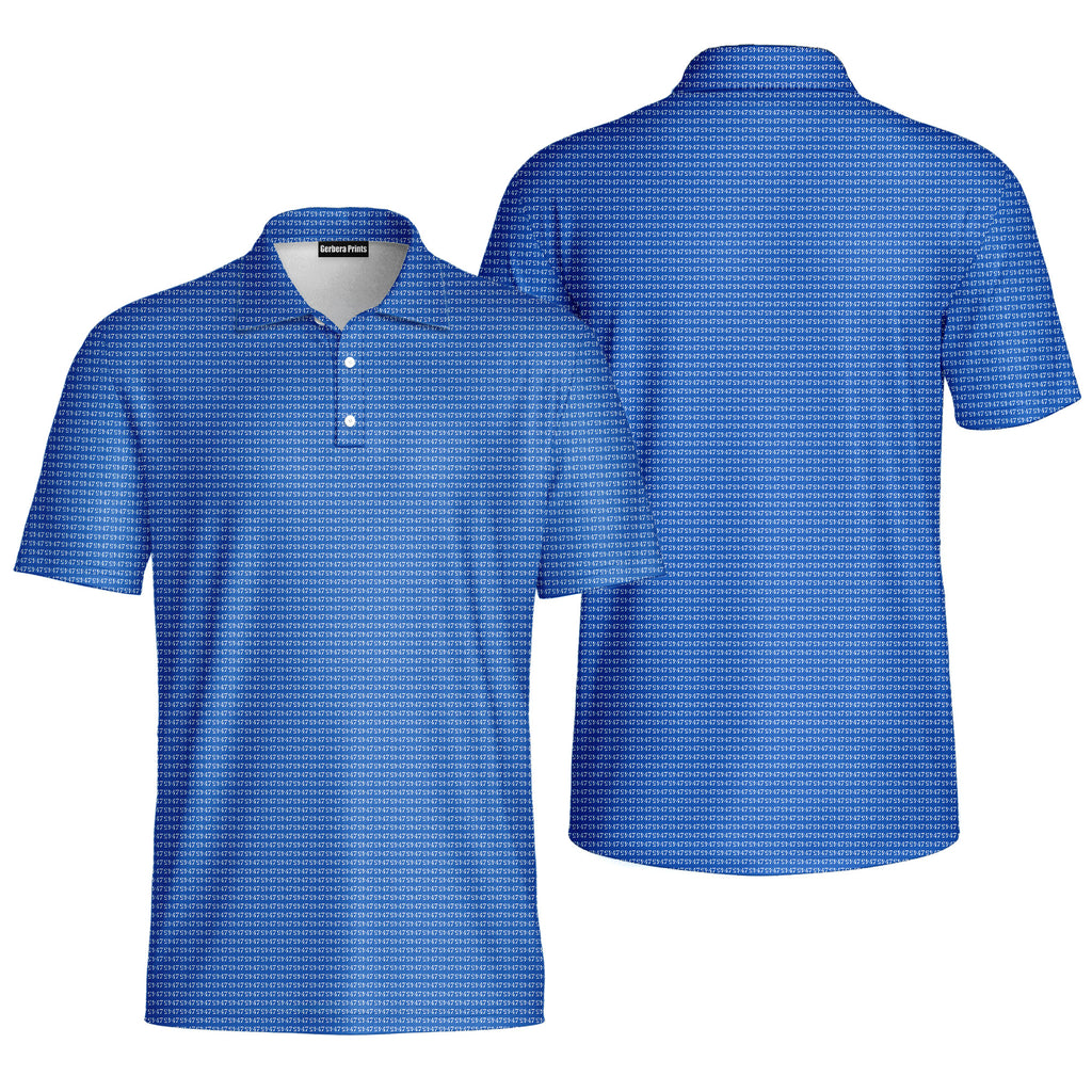 Faith In 47-Polo Shirt For Men-Gerbera Prints