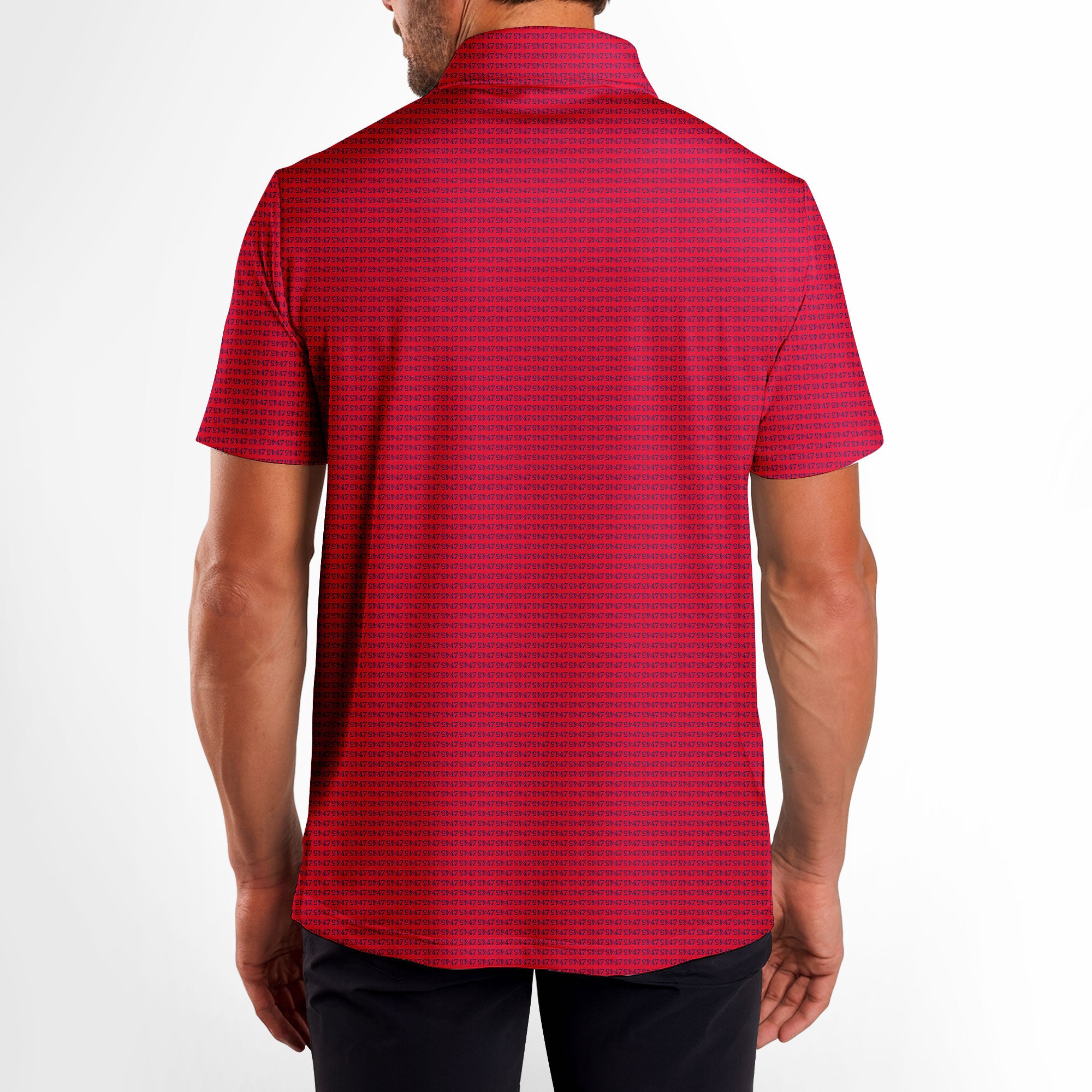 Faith In 47-Polo Shirt For Men-Gerbera Prints