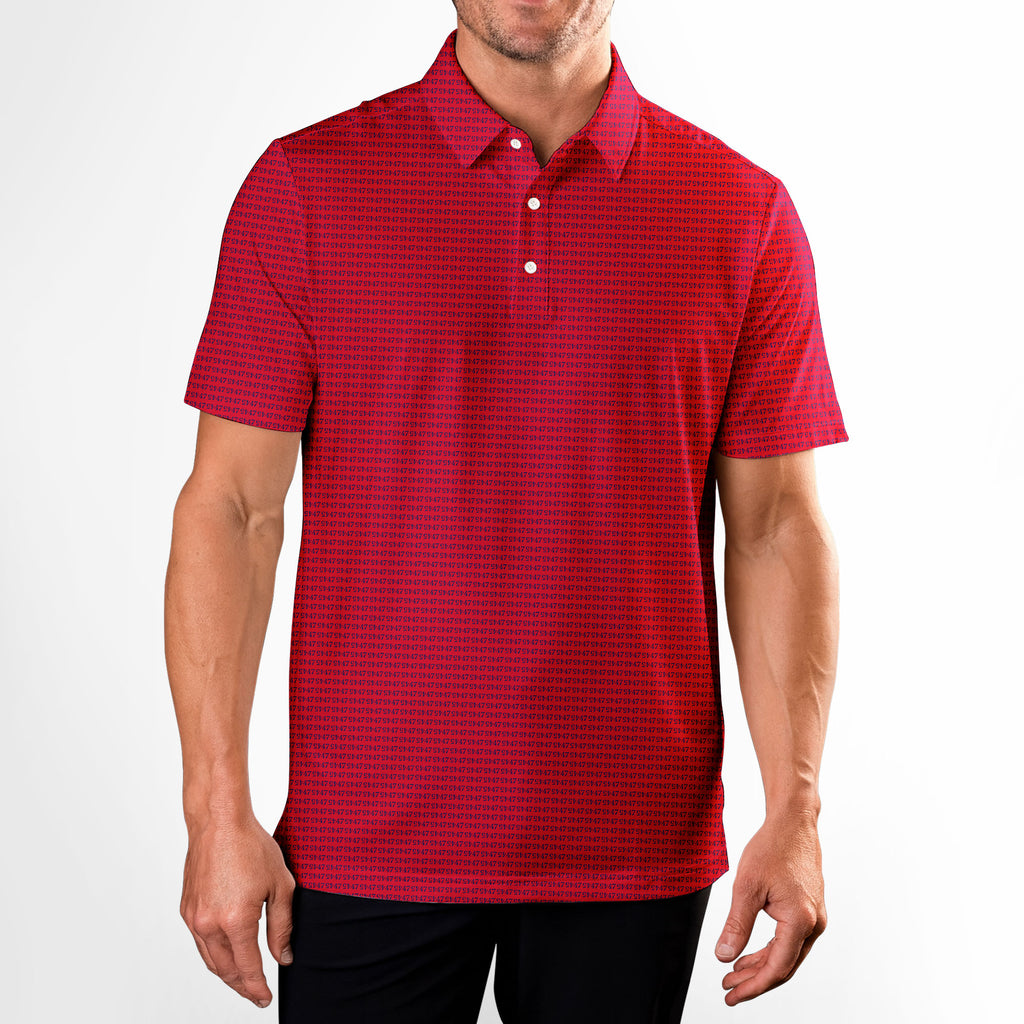 Faith In 47-Polo Shirt For Men-Gerbera Prints