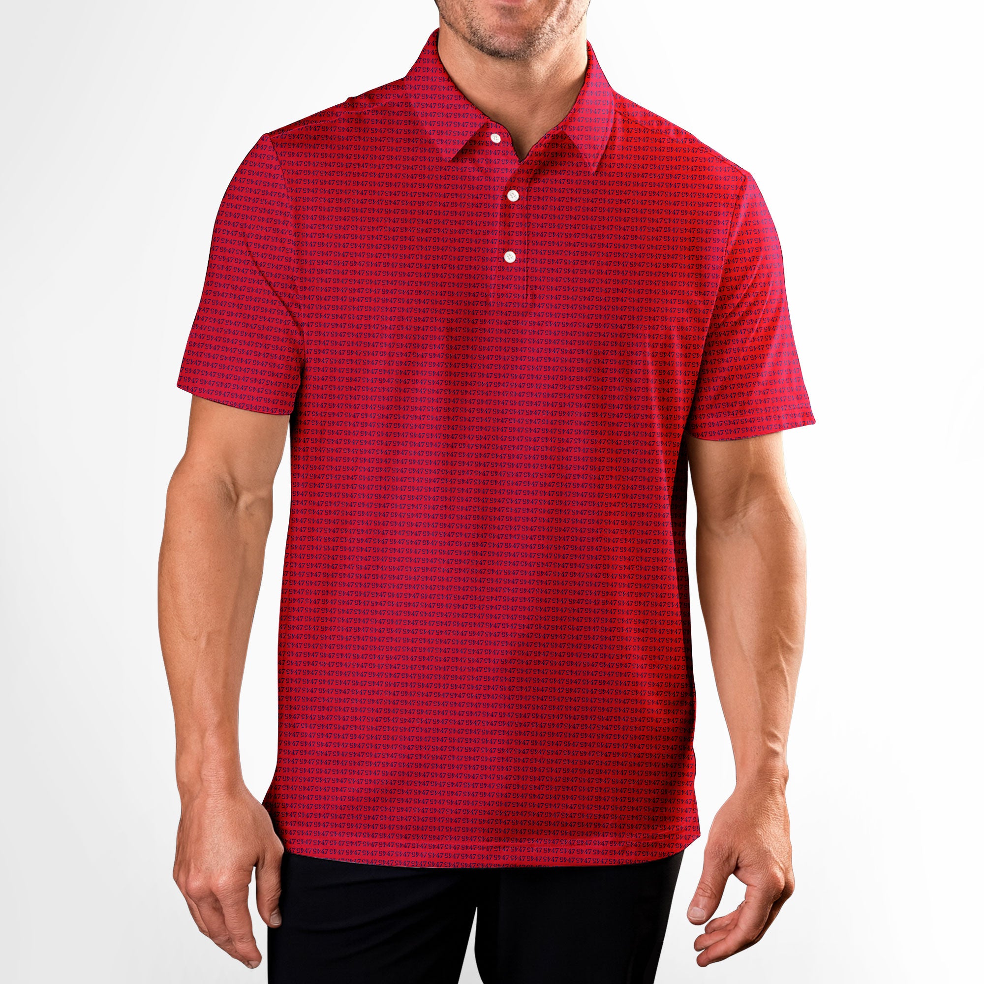 Faith In 47-Polo Shirt For Men-Gerbera Prints