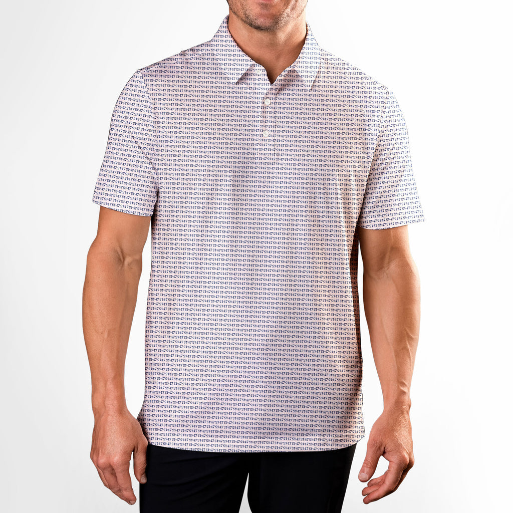 Faith In 47-Polo Shirt For Men-Gerbera Prints