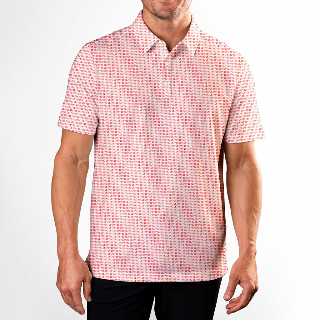 Faith In 47-Polo Shirt For Men-Gerbera Prints