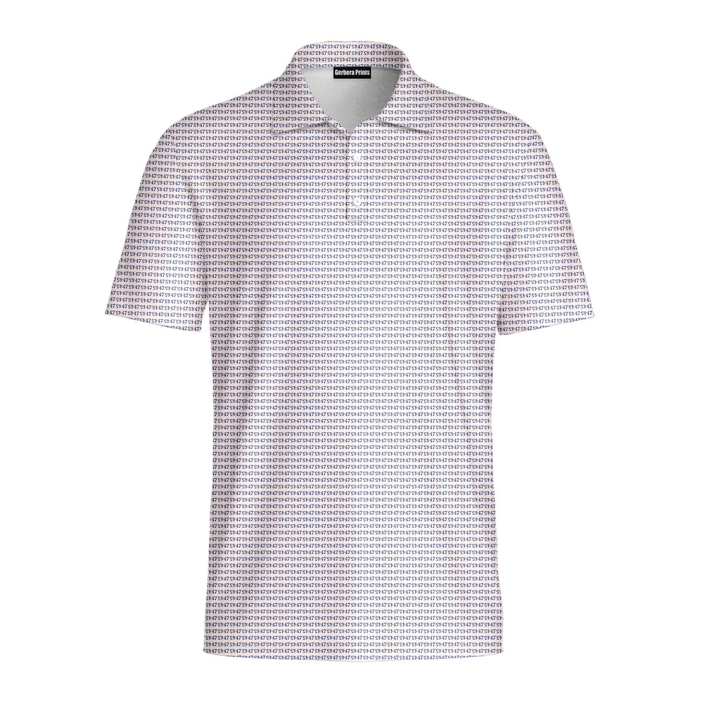 Faith In 47-Polo Shirt For Men-Gerbera Prints