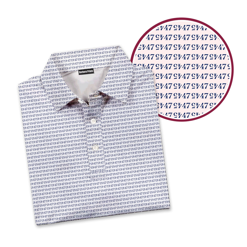 Faith In 47-Polo Shirt For Men-Gerbera Prints