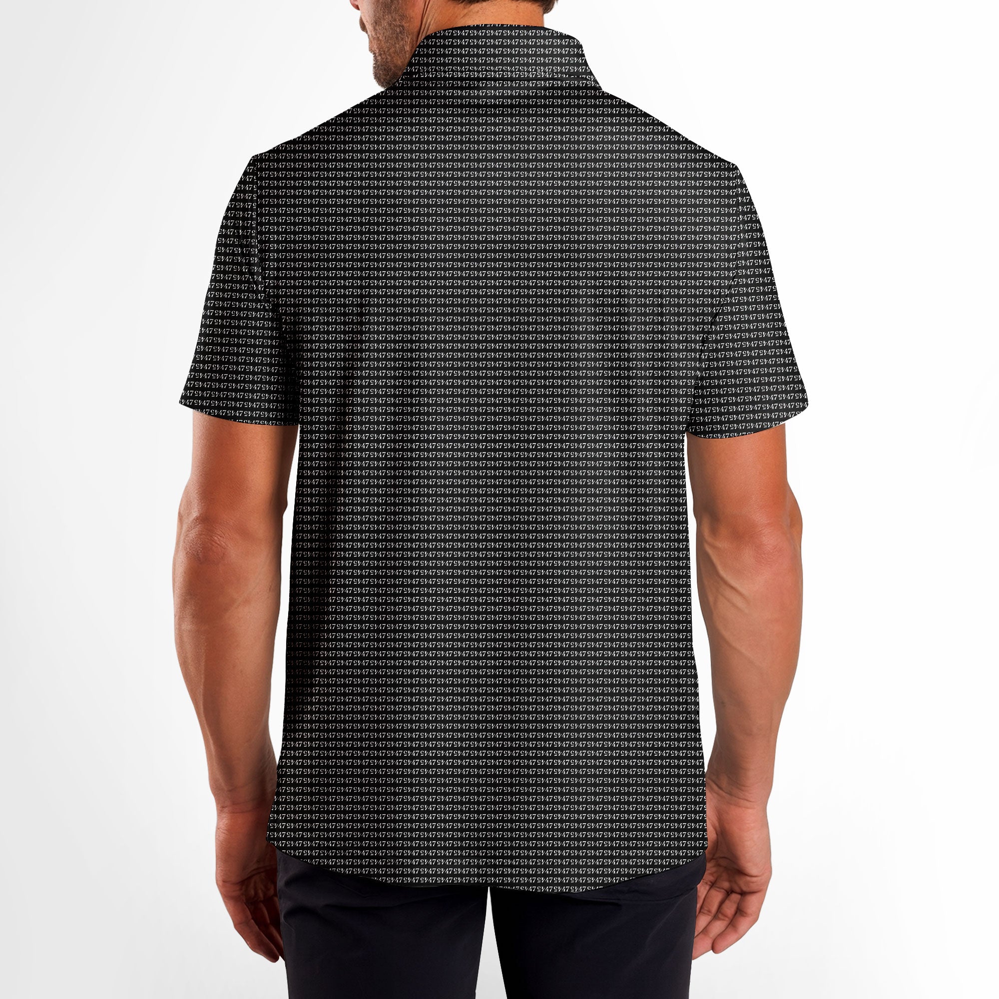 Faith In 47-Polo Shirt For Men-Gerbera Prints