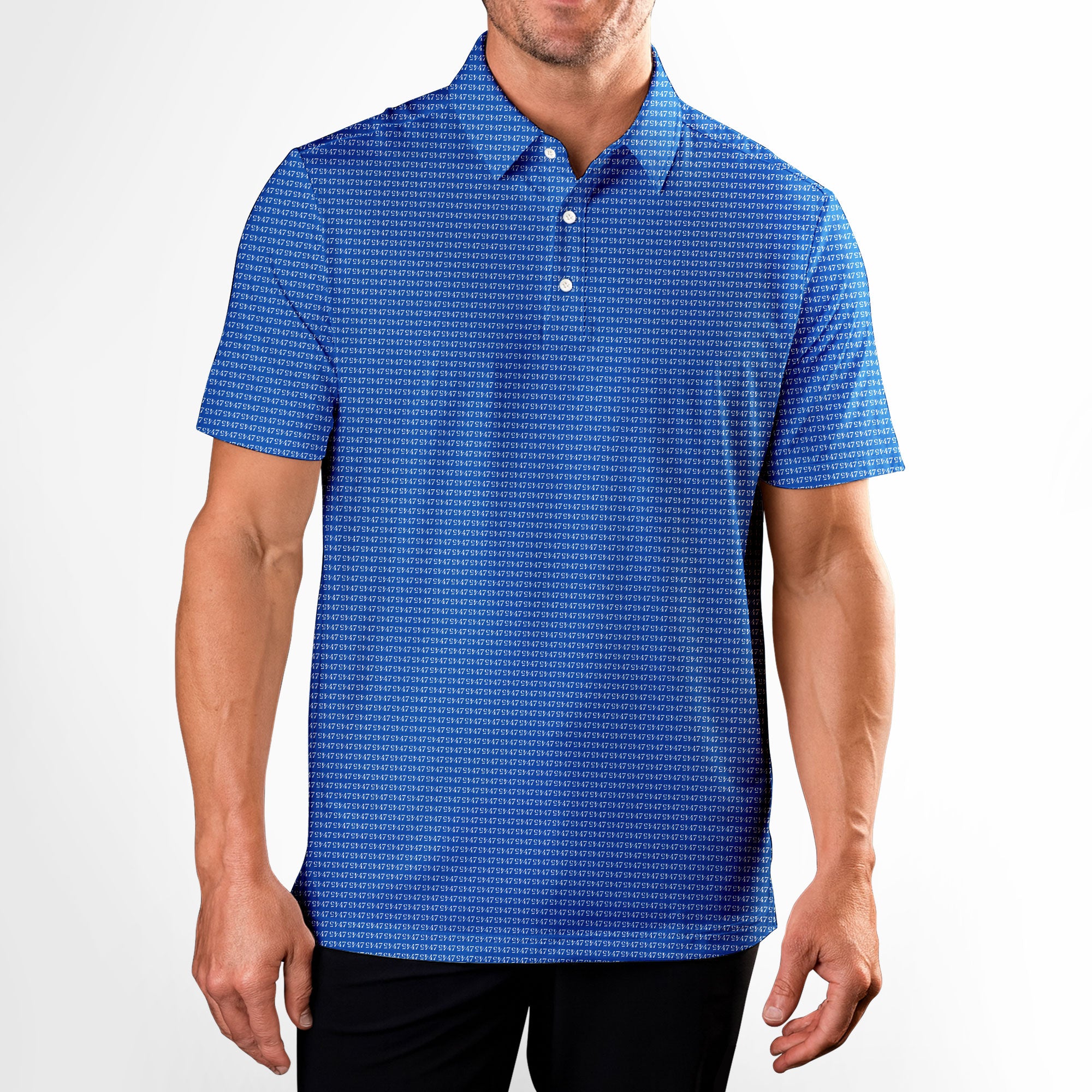 Faith In 47-Polo Shirt For Men-Gerbera Prints