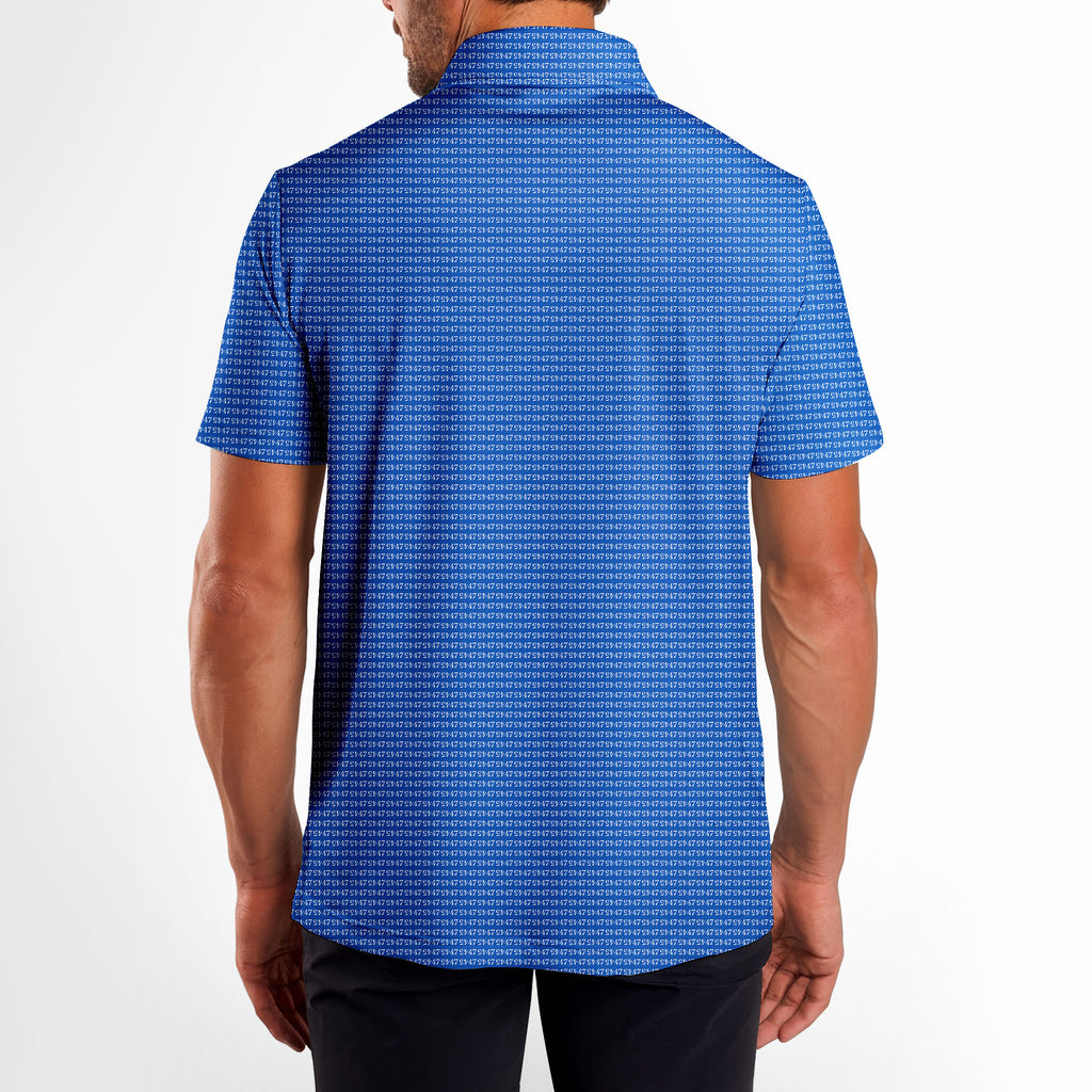 Faith In 47-Polo Shirt For Men-Gerbera Prints