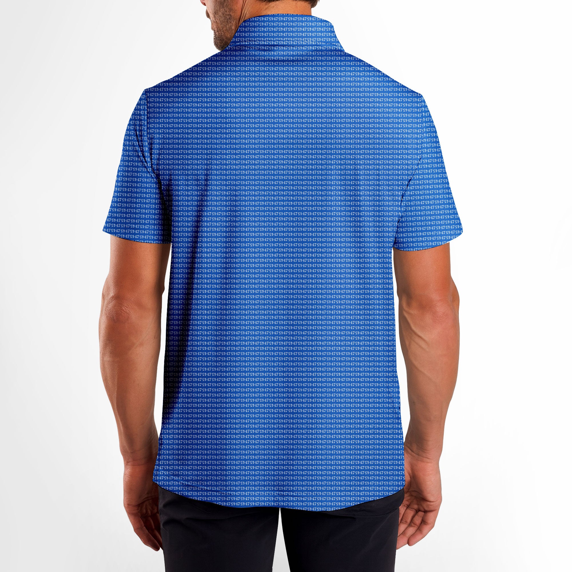 Faith In 47-Polo Shirt For Men-Gerbera Prints