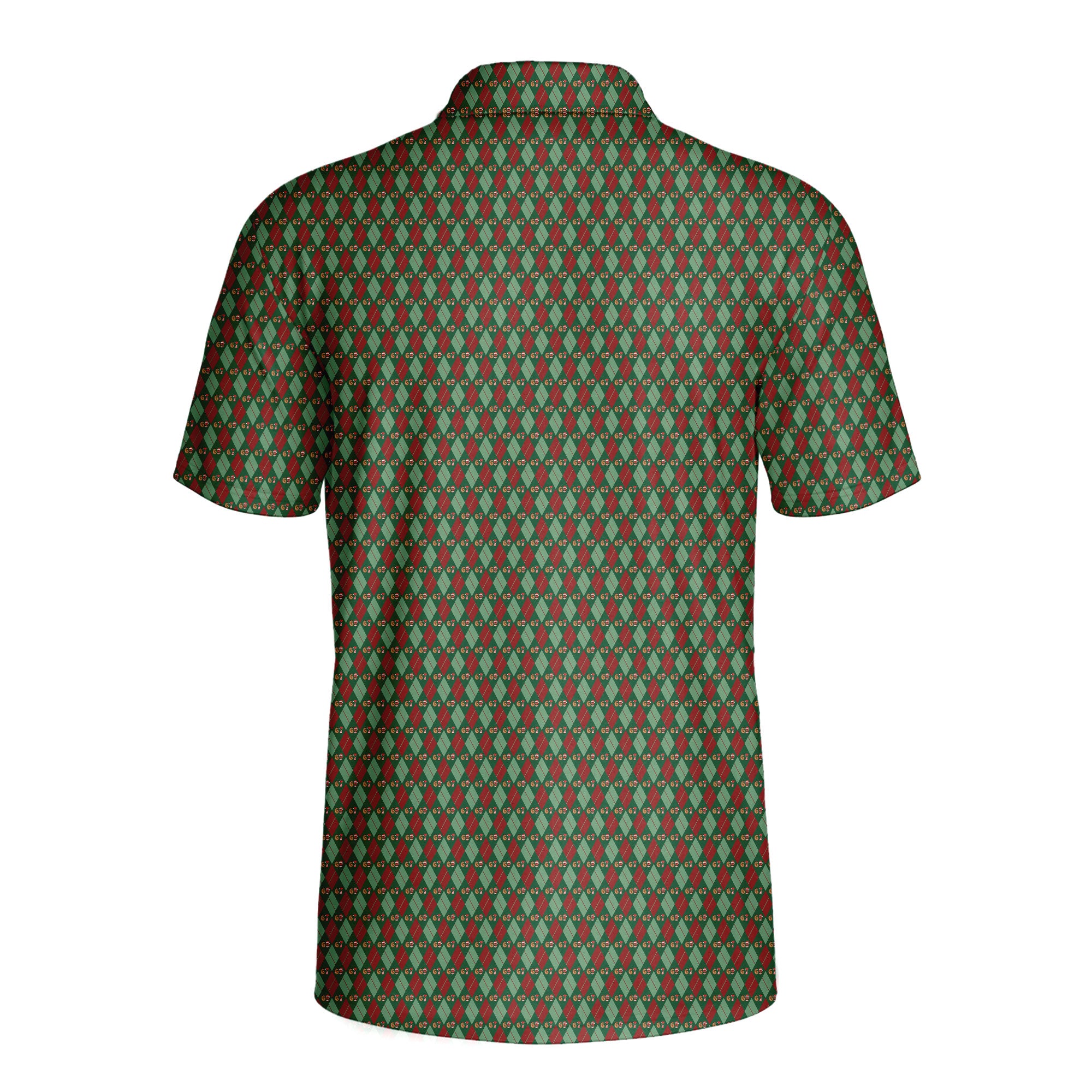 Funny Six Seven Christmas-Polo Shirt For Men-Gerbera Prints