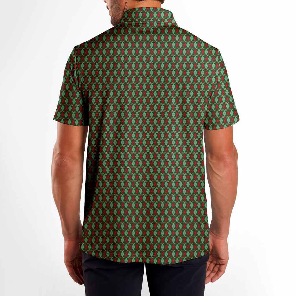 Funny Six Seven Christmas-Polo Shirt For Men-Gerbera Prints