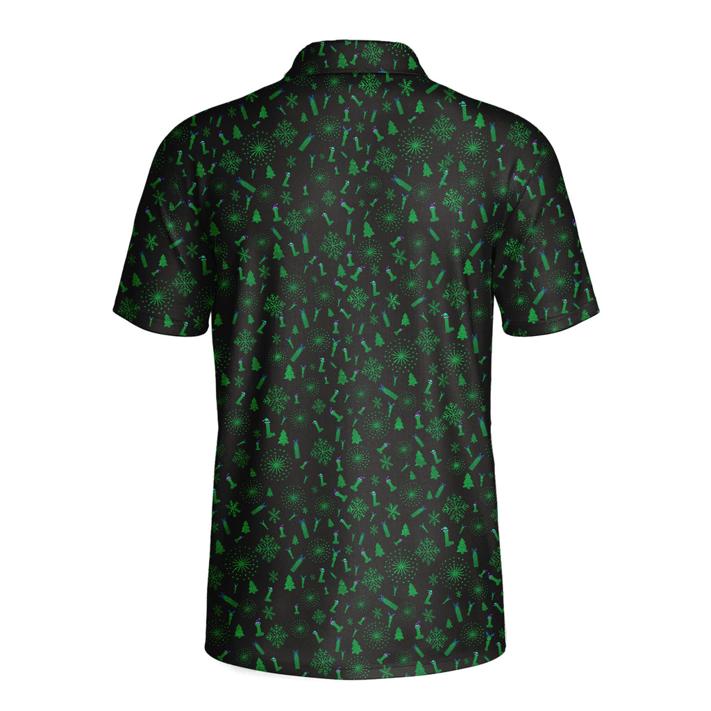 Dirty Christmas-Polo Shirt For Men-Gerbera Prints