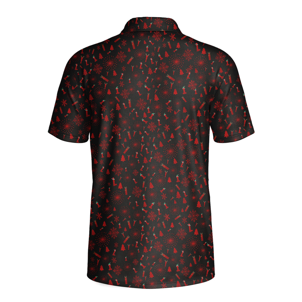 Dirty Christmas-Polo Shirt For Men-Gerbera Prints