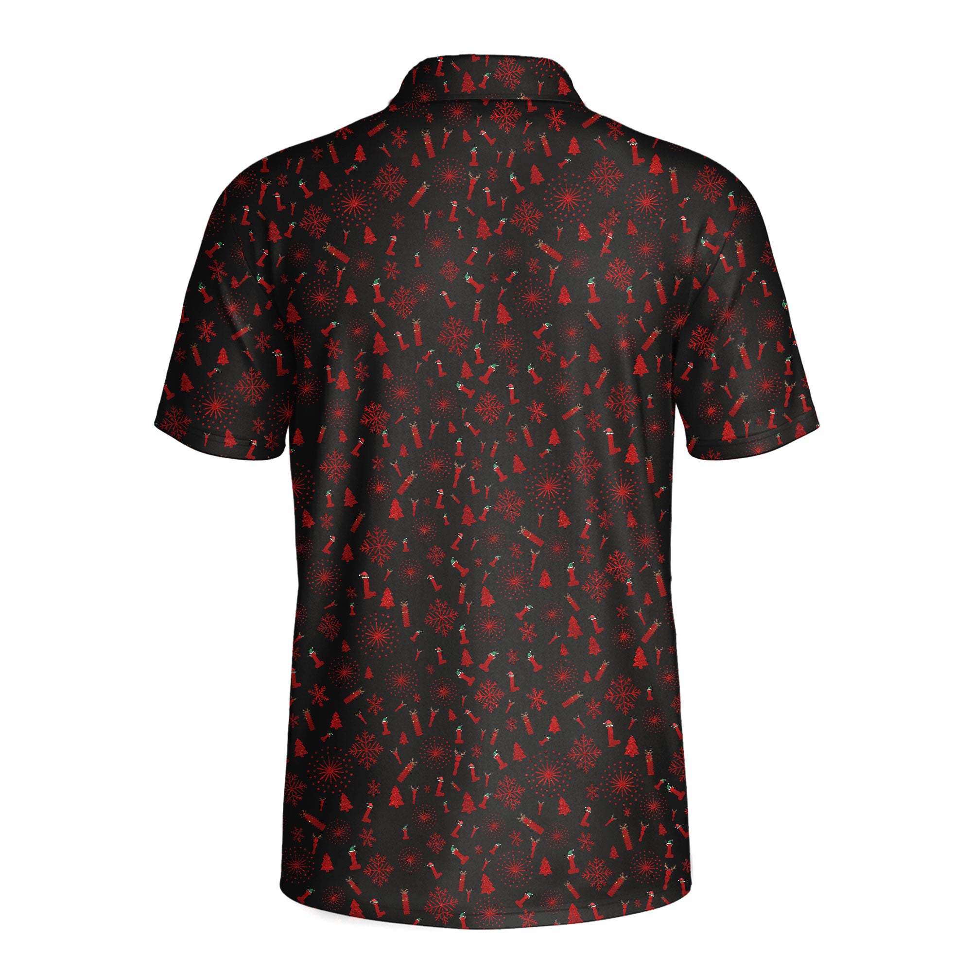 Dirty Christmas-Polo Shirt For Men-Gerbera Prints