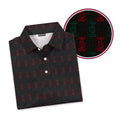 Naughty Christmas-Polo Shirt For Men-Gerbera Prints