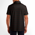 Naughty Christmas-Polo Shirt For Men-Gerbera Prints