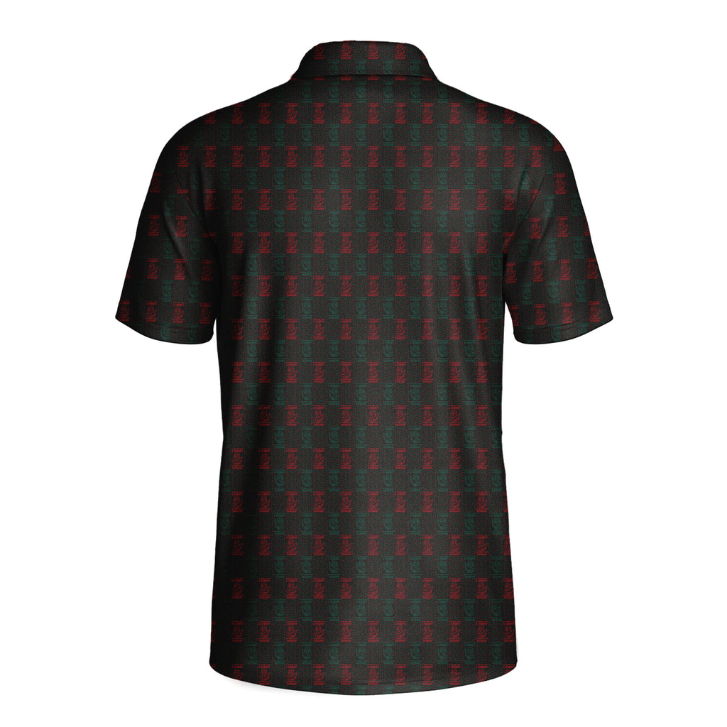 Naughty Christmas-Polo Shirt For Men-Gerbera Prints