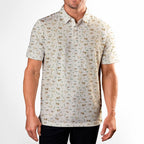 Wild Mallard-Polo Shirt For Men-Gerbera Prints