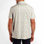 Wild Mallard-Polo Shirt For Men-Gerbera Prints