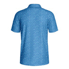 Code Blue-Polo Shirt For Men-Gerbera Prints