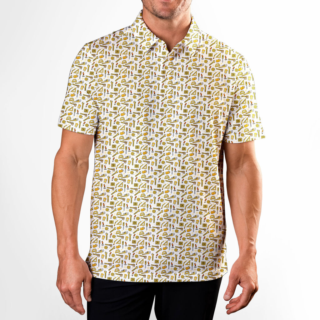 Scope Creep-Polo Shirt For Men-Gerbera Prints