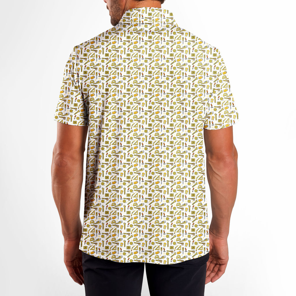 Scope Creep-Polo Shirt For Men-Gerbera Prints