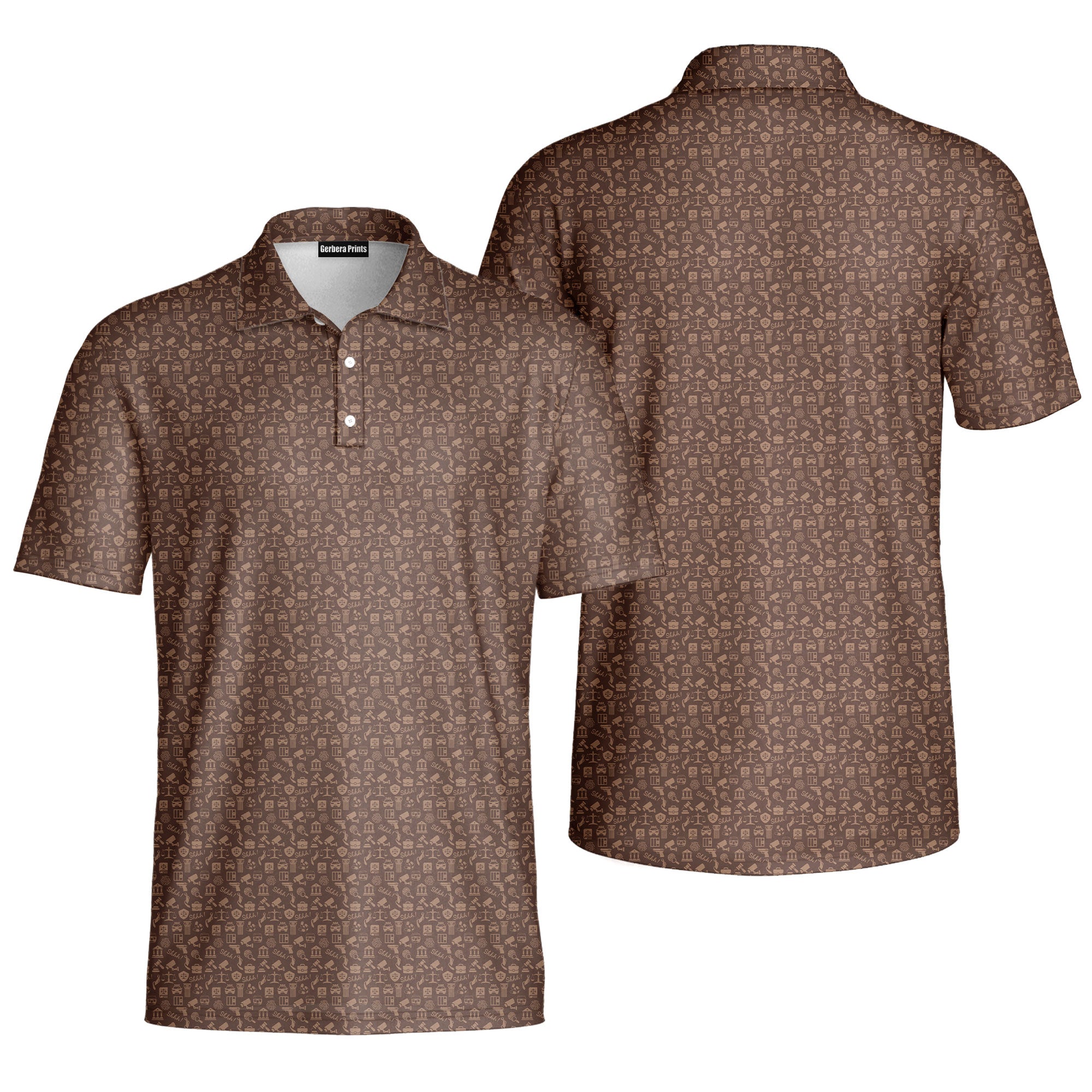 Billable Hours-Polo Shirt For Men-Gerbera Prints