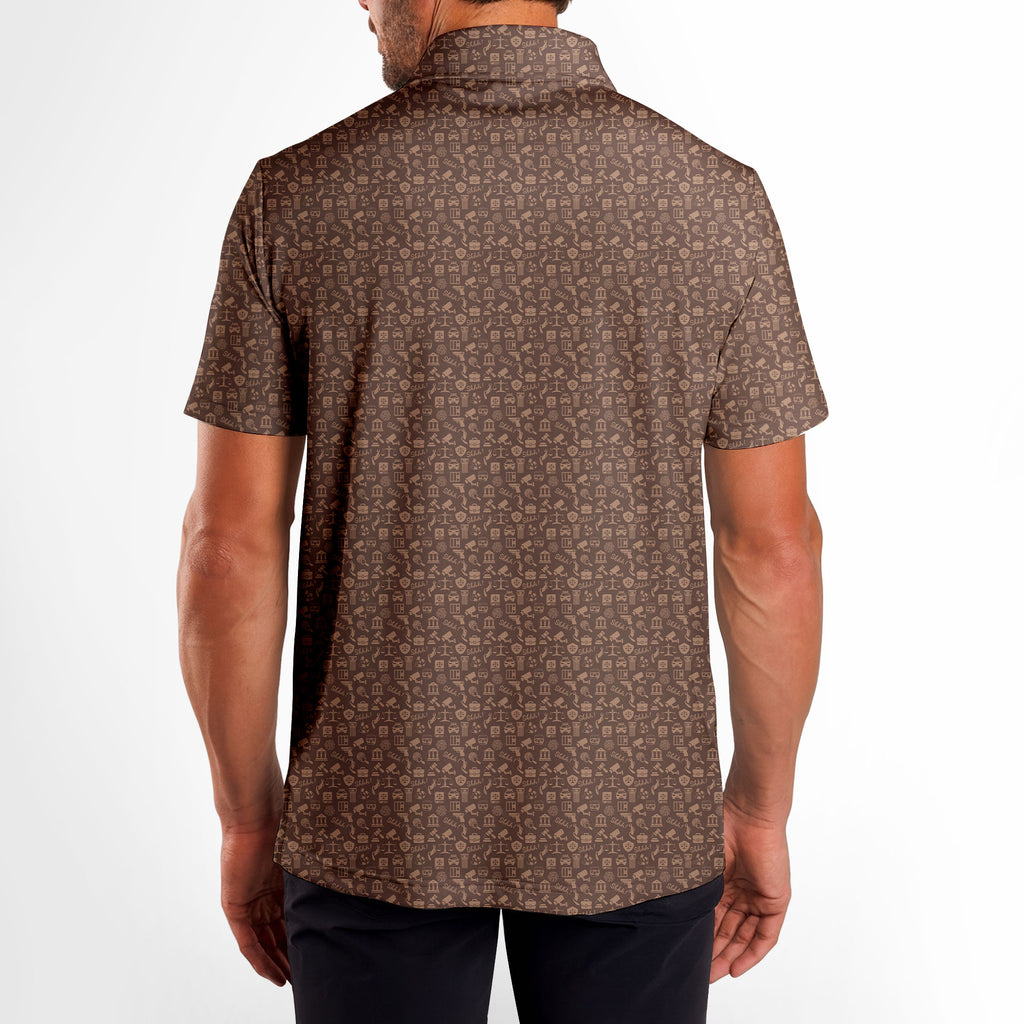 Billable Hours-Polo Shirt For Men-Gerbera Prints