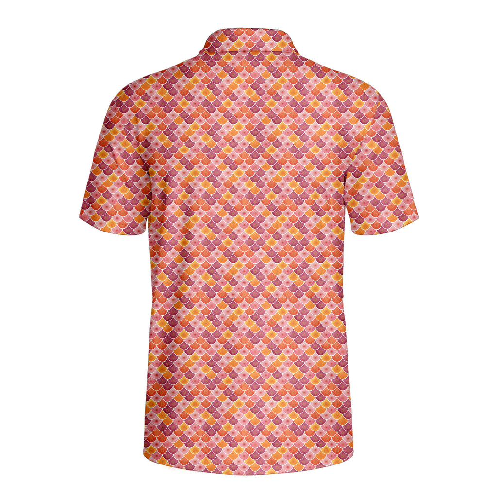 Sweet Spots-Polo Shirt For Men-Gerbera Prints