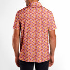 Sweet Spots-Polo Shirt For Men-Gerbera Prints