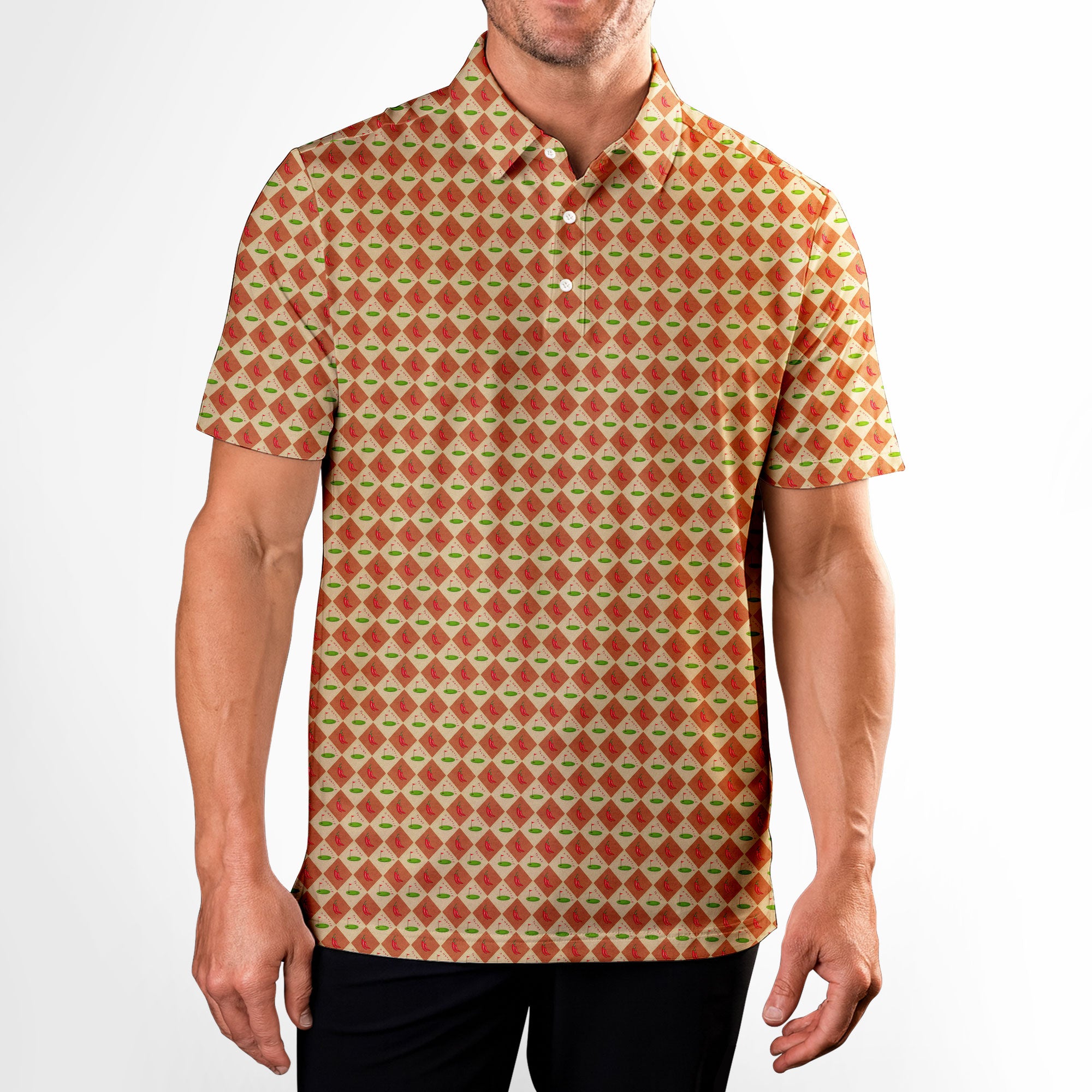 You're a Hottie-Polo Shirt For Men-Gerbera Prints