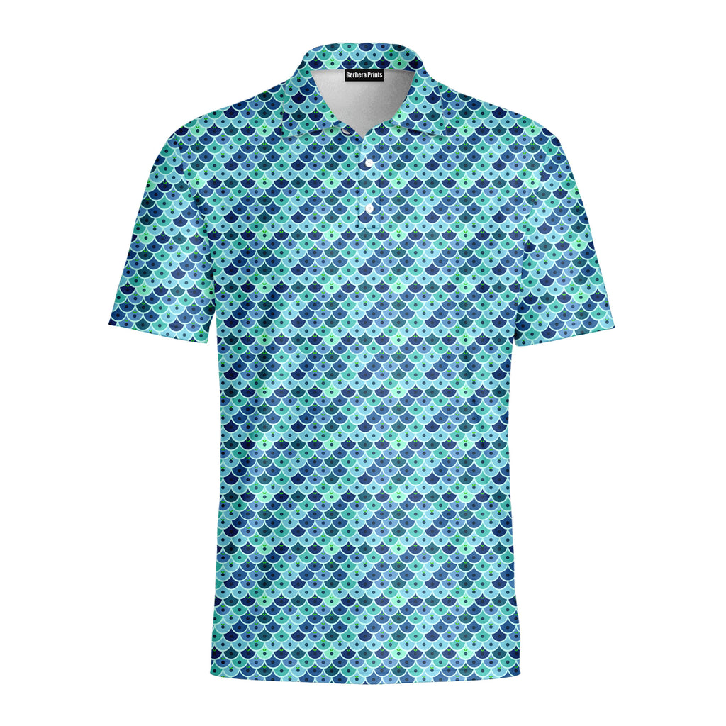 Just Peachy-Polo Shirt For Men-Gerbera Prints