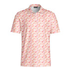 Just Peachy-Polo Shirt For Men-Gerbera Prints