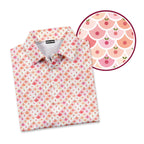 Just Peachy-Polo Shirt For Men-Gerbera Prints