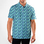 Just Peachy-Polo Shirt For Men-Gerbera Prints