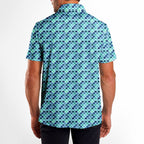 Just Peachy-Polo Shirt For Men-Gerbera Prints