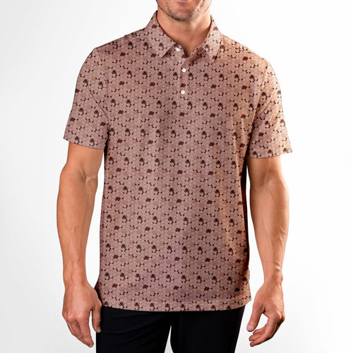 Wild West-Polo Shirt For Men-Gerbera Prints