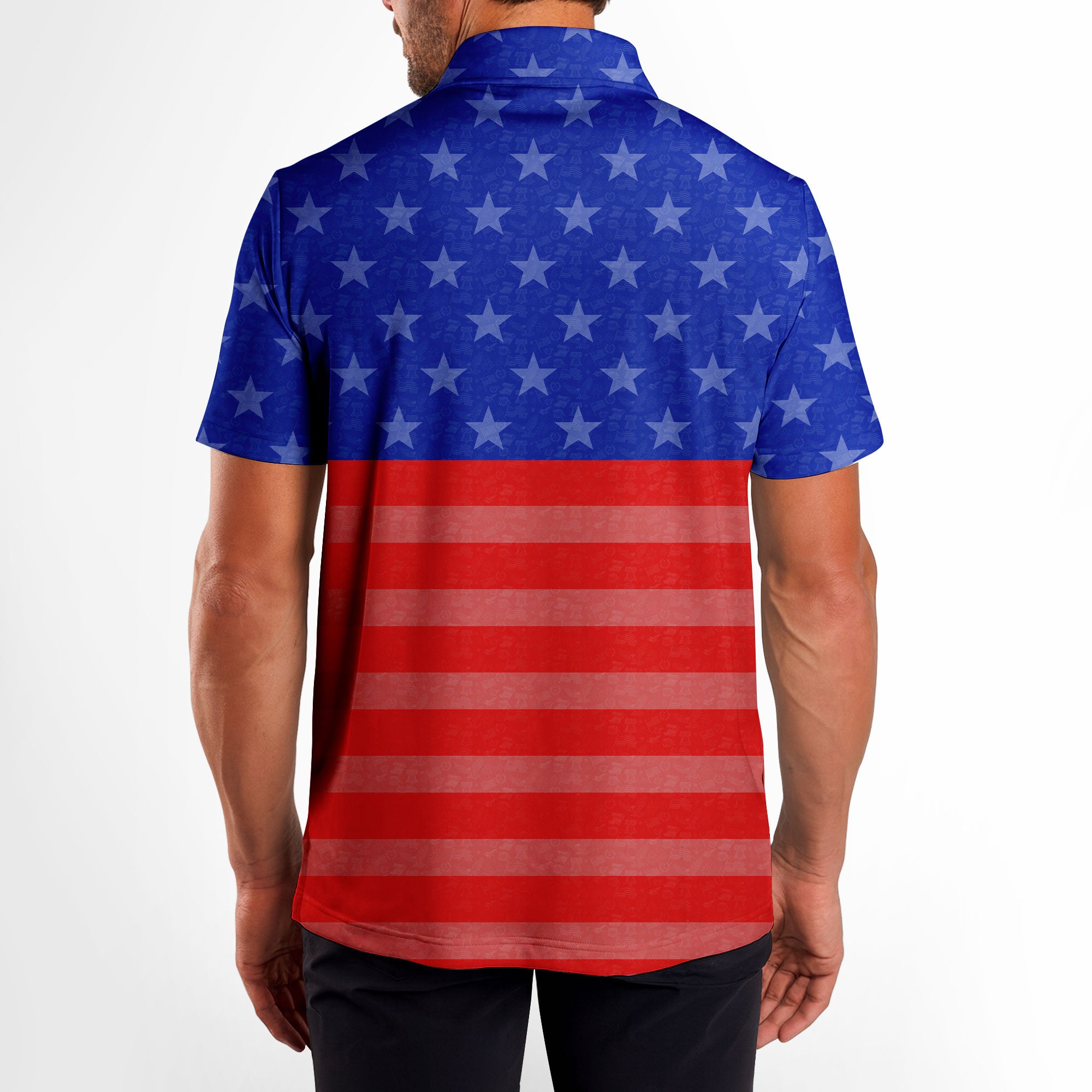 America 250-Polo Shirt For Men-Gerbera Prints