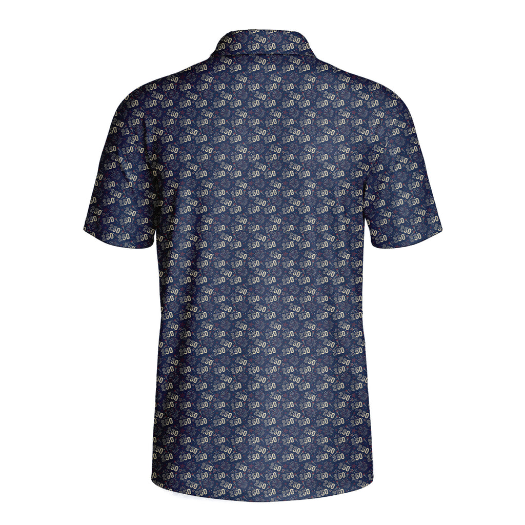 250th Anniversary-Polo Shirt For Men-Gerbera Prints