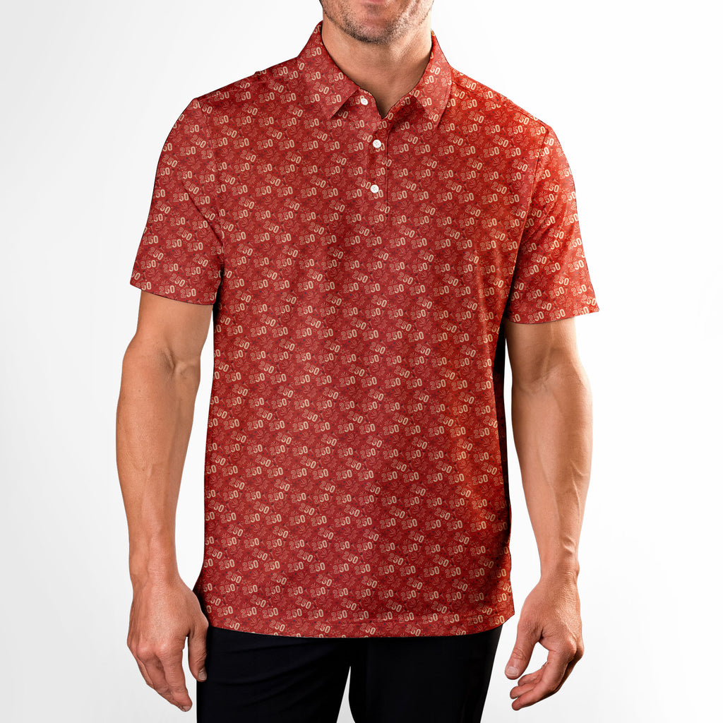 250th Anniversary-Polo Shirt For Men-Gerbera Prints