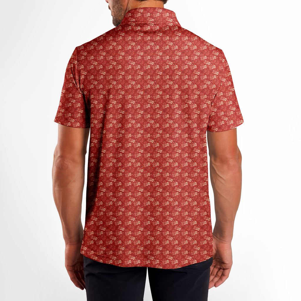 250th Anniversary-Polo Shirt For Men-Gerbera Prints