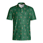 Angry Golfer-Polo Shirt For Men-Gerbera Prints