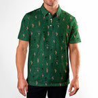 Angry Golfer-Polo Shirt For Men-Gerbera Prints