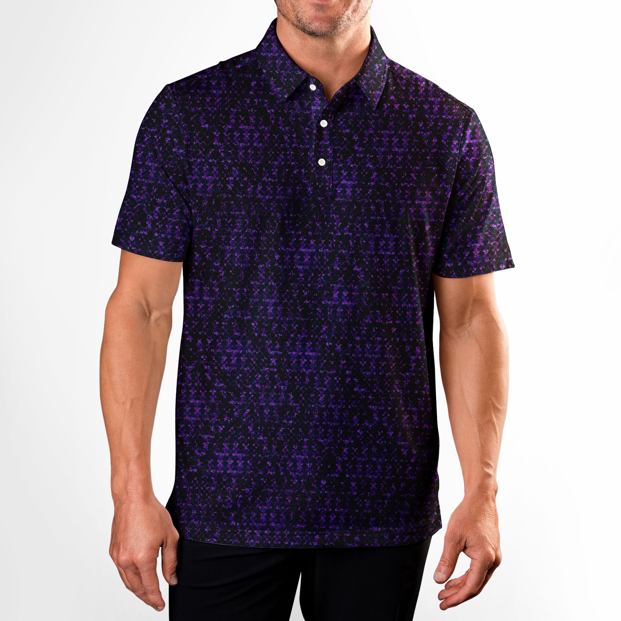 Kingsnake Skin-Polo Shirt For Men-Gerbera Prints
