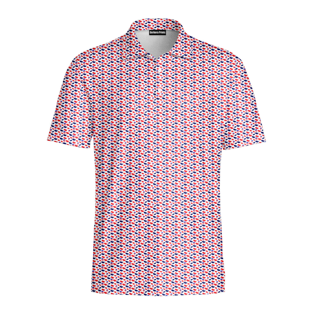 Since 1776-Polo Shirt For Men-Gerbera Prints