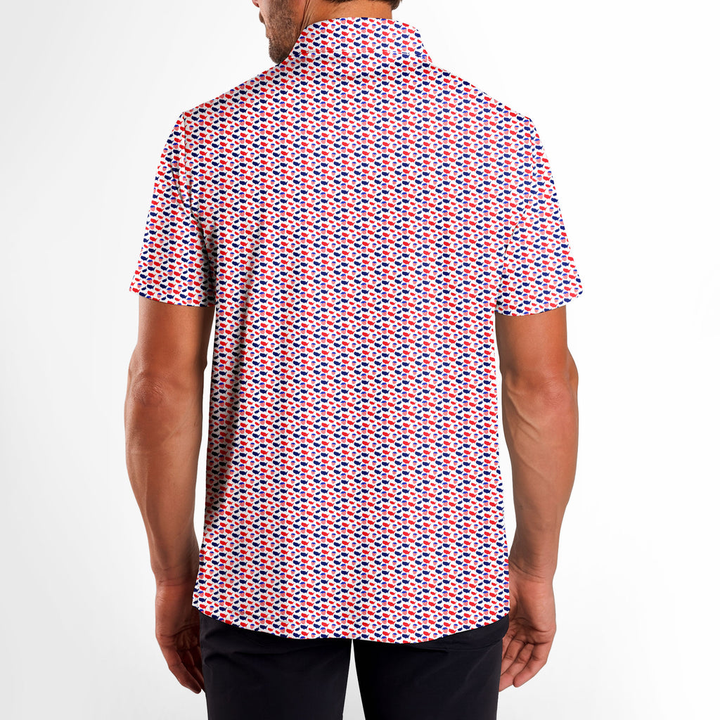 Since 1776-Polo Shirt For Men-Gerbera Prints
