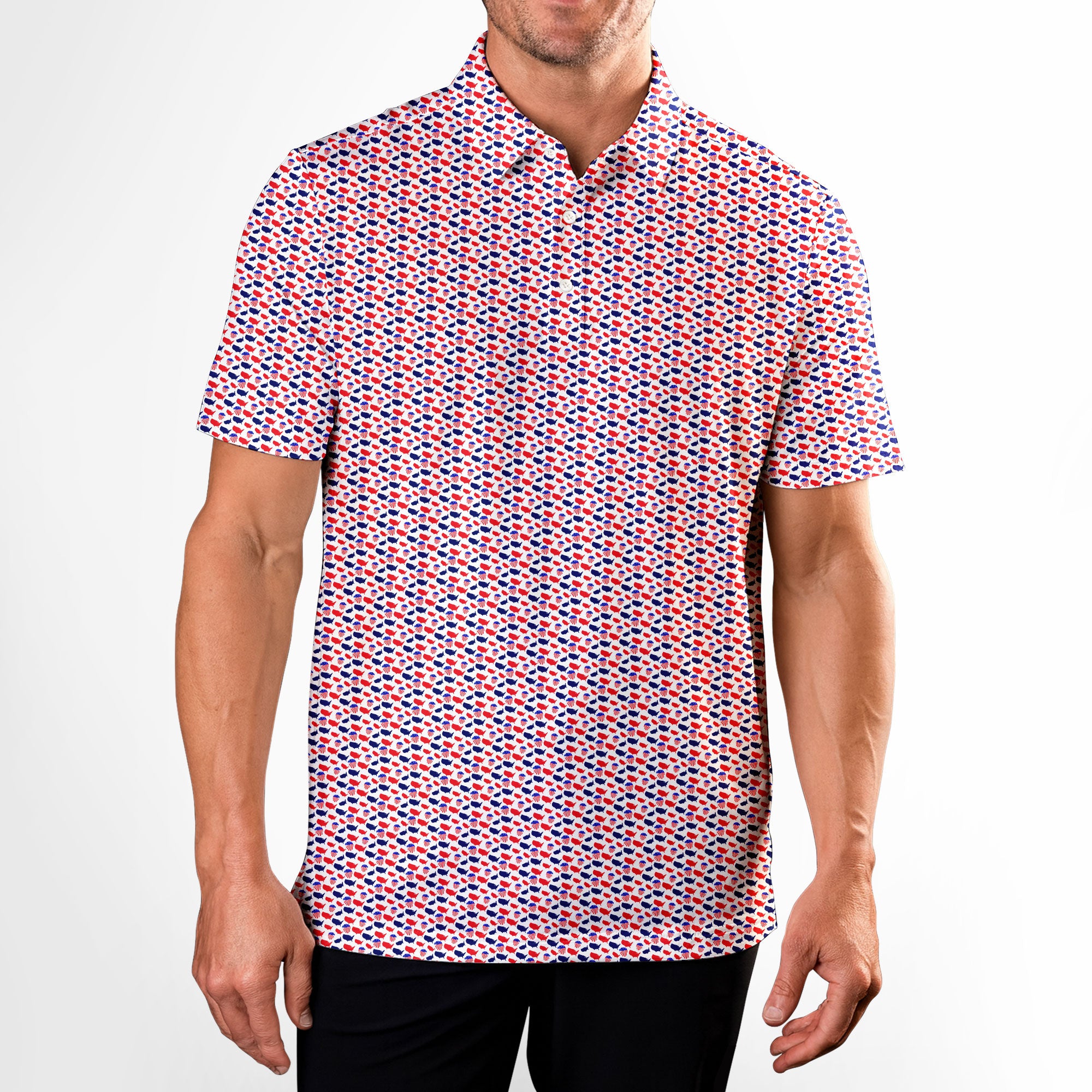 Since 1776-Polo Shirt For Men-Gerbera Prints