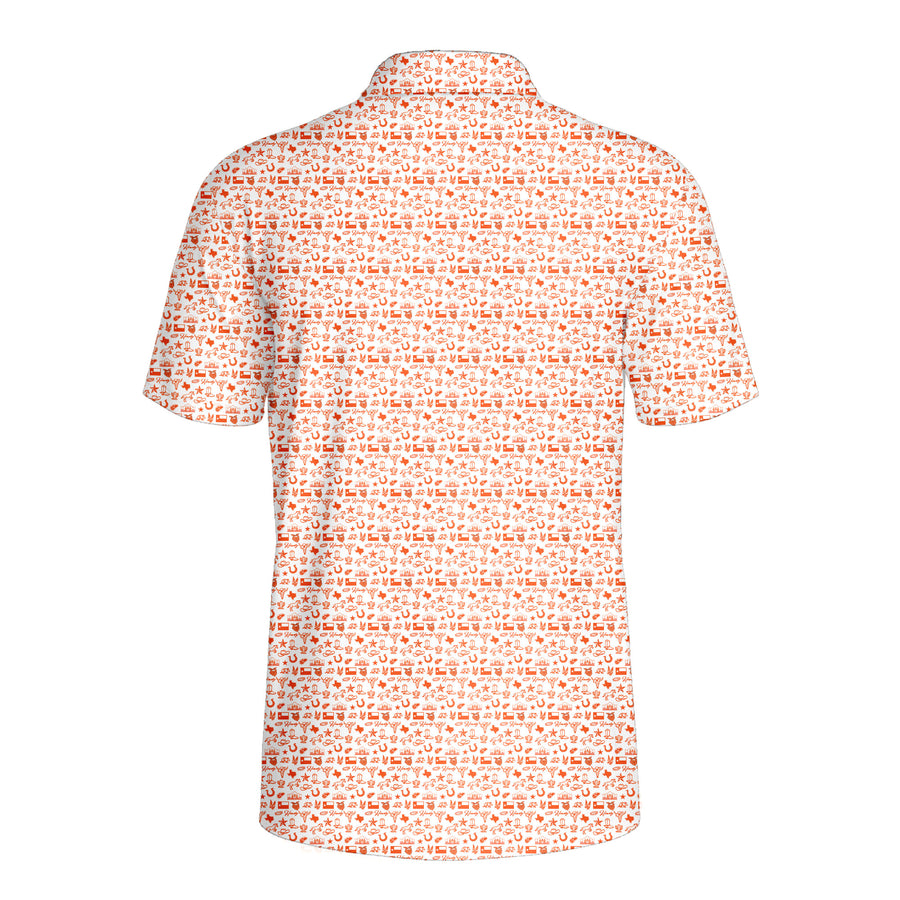 Back preview of Texas Born with your team and number