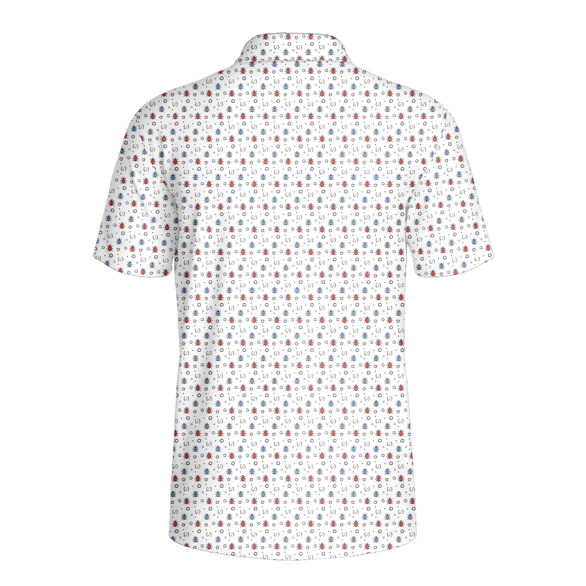 Debug Loop-Polo Shirt For Men-Gerbera Prints