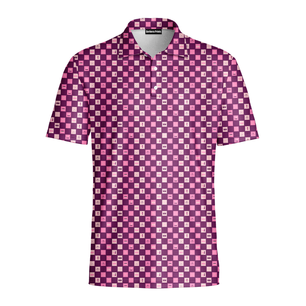 I'm a Simple Man-Polo Shirt For Men-Gerbera Prints